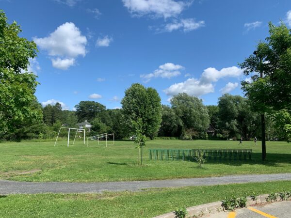 Toujours pas de buts de soccer en place au 6 juillet 2025 à North Hatley